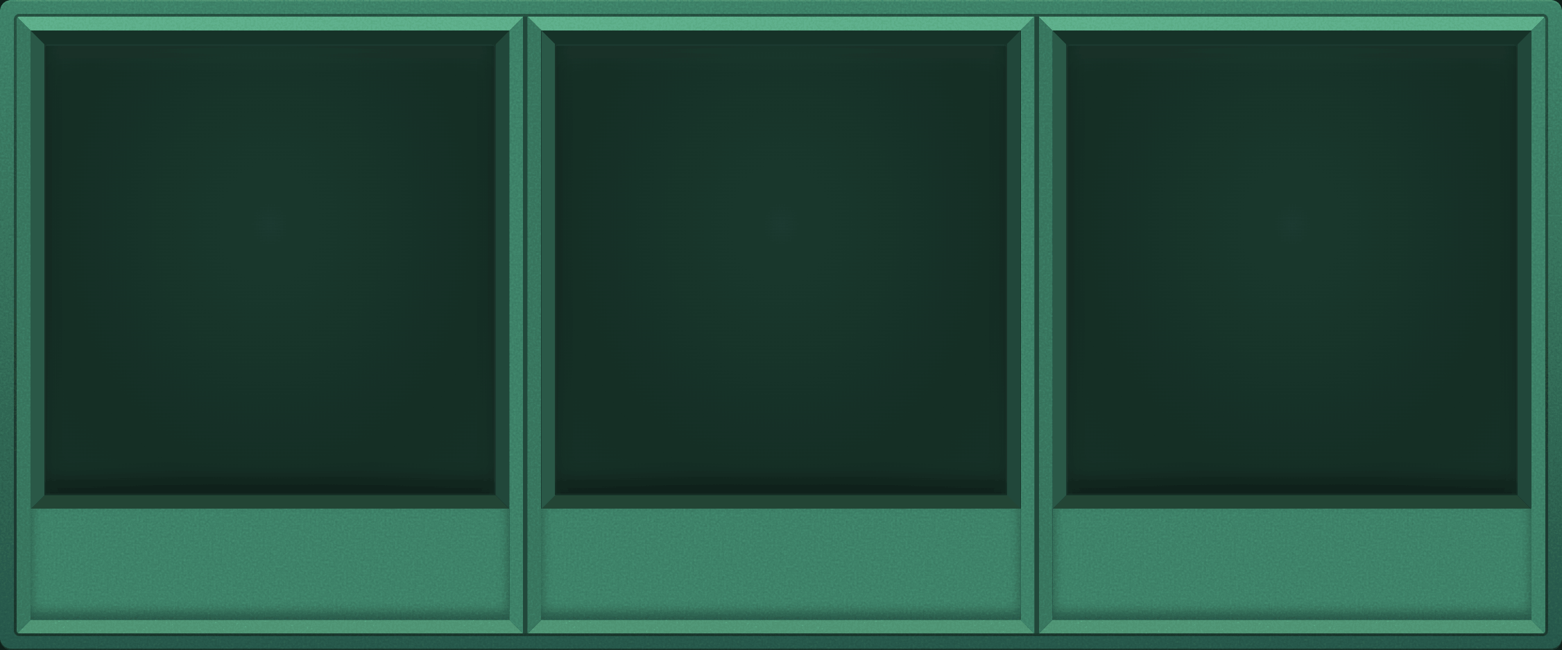 Aurora Mint Display Case (1x3)